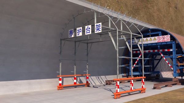 兴城市隧道施工动画制作公司 - 隧道施工工艺和施工方法 - 隧道施工汇报动画视频 - bim 工程施工动画